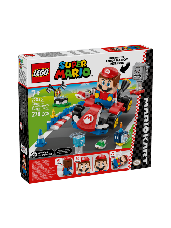 LEGO SUPER MARIO - LEGO Super Mario Mario Kart™ – Interaktiivinen LEGO® Mario™ ja Standard Kart 72043 - photo 1 LEGO SUPER MARIO - LEGO Super Mario Mario Kart™ – Interaktiivinen LEGO® Mario™ ja Standard Kart 72043 | Stockmann - photo 1