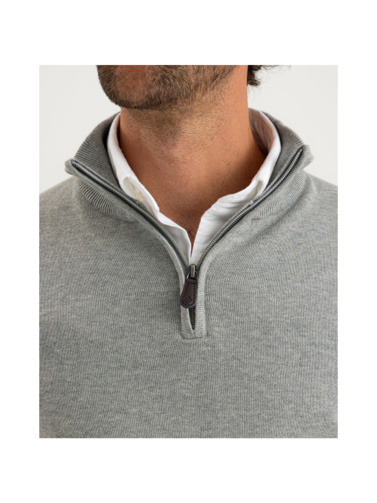 Berkeley - Brockton Halfzip -puuvillaneule - VAALEANHARMAA | Stockmann - photo 3