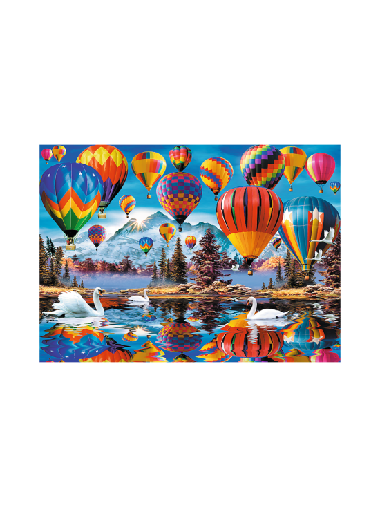 TREFL - TREFL Puinen palapeli Värikkäät ilmapallot, 1000 palaa | Stockmann - photo 2