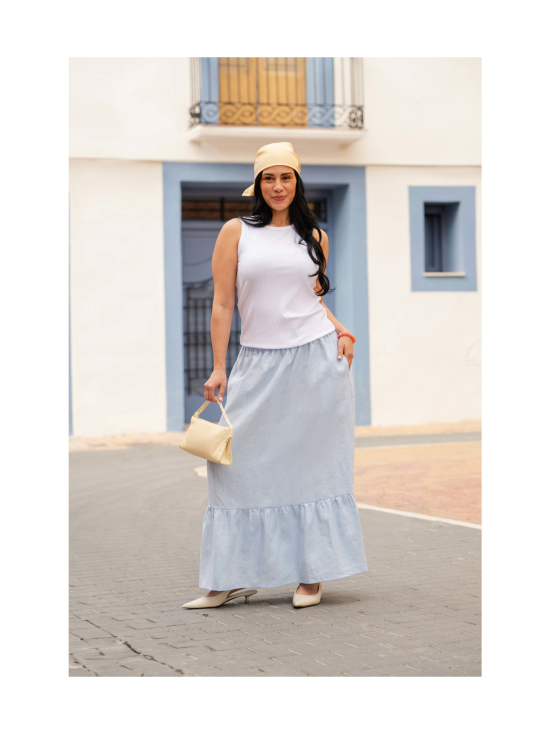 Nakoa - Goldie Skirt, Sky Blue - SKY BLUE (VAALEANSININEN) | Stockmann - photo 2