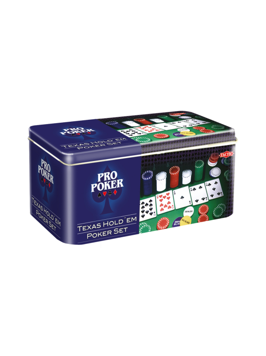 TACTIC - TACTIC Pro Poker Texas Hold ´em Pokerisetti metallirasiassa | Stockmann - photo 1