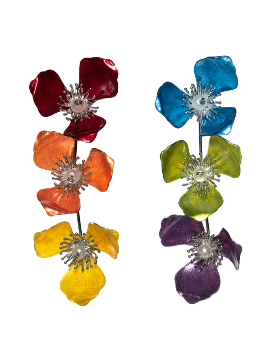 Upcycle with Jing - Triple Apple Flower Korvakorut - Rainbow - RAINBOW - photo 1 Upcycle with Jing - Triple Apple Flower Korvakorut - Rainbow - RAINBOW | Stockmann - photo 1