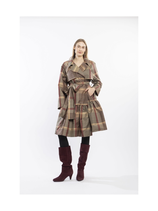 Miia Halmesmaa - SILKKI TAKKIMEKKO, RUUTU - RUSKEA | Stockmann - photo 3