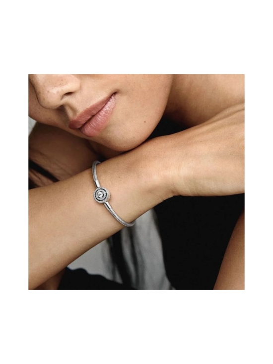 Pandora - Pandora Moments Halo Snake Chain Bracelet rannekoru 590038C01 | Stockmann - photo 3