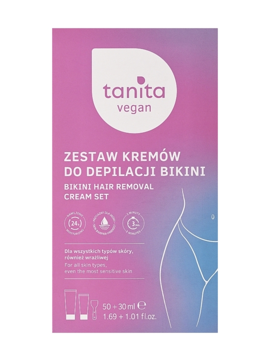 Tanita - Bikini Hair Removal Cream Set -ihokarvanpoistotuotteet bikinialueelle 50+30ml - photo 1 Tanita - Bikini Hair Removal Cream Set -ihokarvanpoistotuotteet bikinialueelle 50+30ml | Stockmann - photo 1