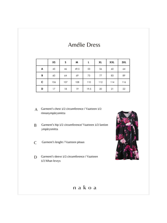 Nakoa - Amélie Dress kerrosmekko, Orchid - ORCHID | Stockmann - photo 6