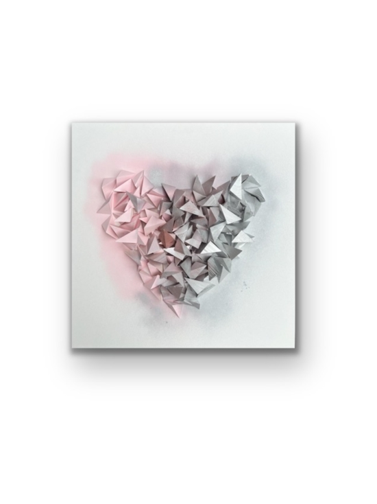 Annika Salmi Art - Metallic heart 60x60 akustiikkateos - photo 1 Annika Salmi Art - Metallic heart 60x60 akustiikkateos | Stockmann - photo 1