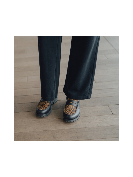 Pomar - JASMIN loaferit - BLK NAPPA/LEOPARD/TAN S | Stockmann - photo 6