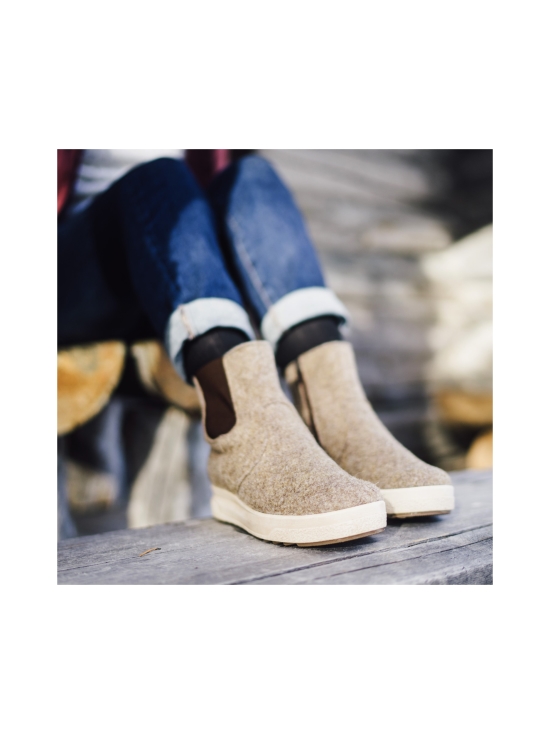 Pomar - MALLA Naisten GORE-TEX huopanilkkurit - SAND FELT/BARK WAXY | Stockmann - photo 8