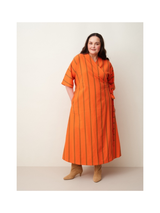 MAINIO - Ava seersucker kietaisumekko, Scarlett - ORANSSI | Stockmann - photo 4