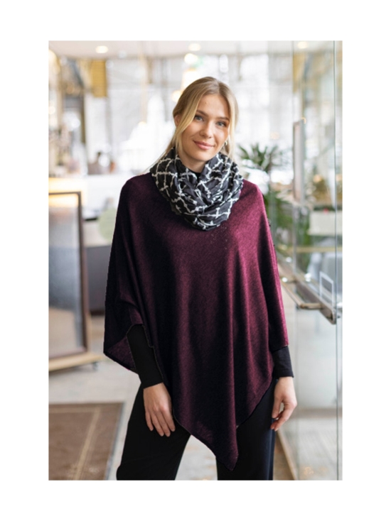 Lasessor - Juolas - poncho - VIININPUNAINEN | Stockmann - photo 2