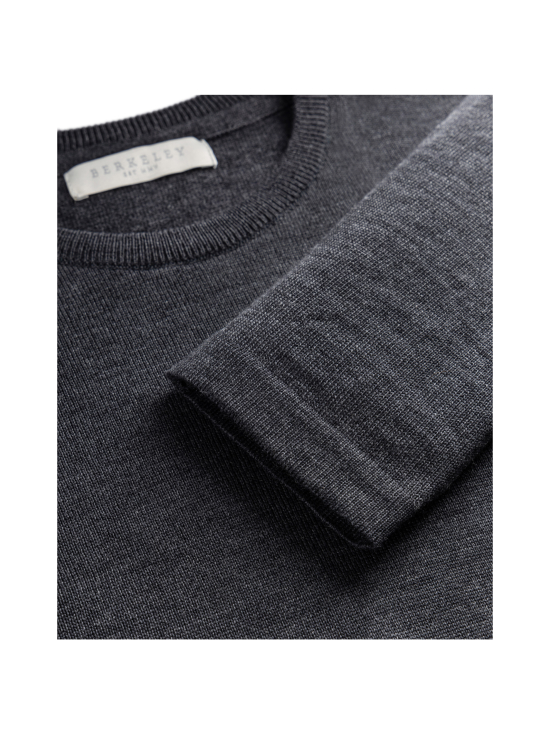 Berkeley - W's Wilton Merino Crew -villaneule - DARK GREY | Stockmann - photo 2