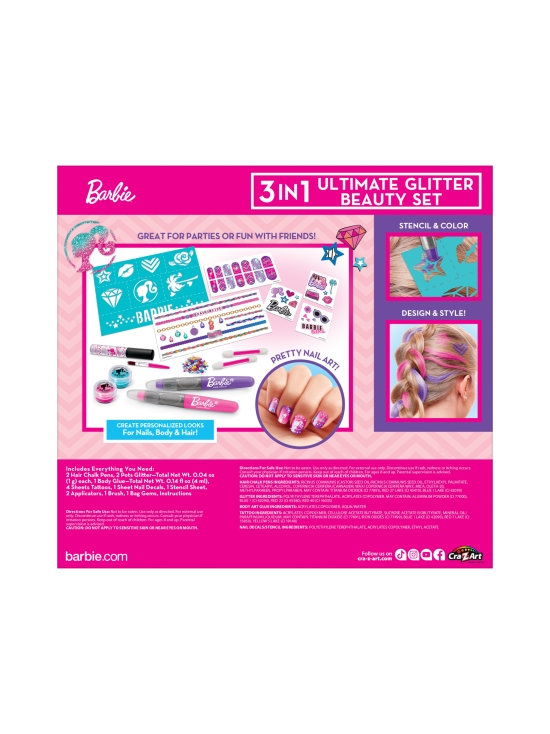 BARBIE - BARBIE Kauneussetti 3 in 1 Ultimaattinen kimallus - photo 3 BARBIE - BARBIE Kauneussetti 3 in 1 Ultimaattinen kimallus | Stockmann - photo 3