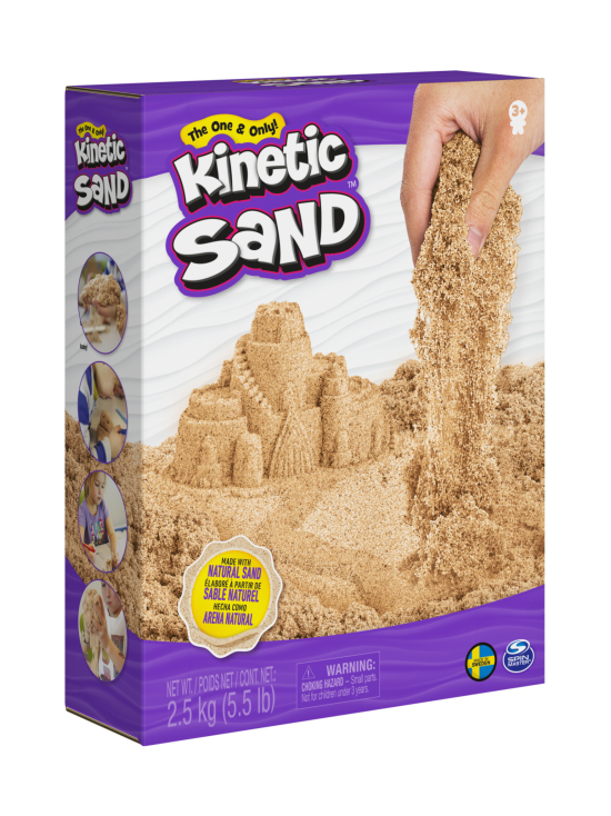 KINETIC SAND - KINETIC SAND Taikahiekka 2,5 kg, ruskea - photo 2 KINETIC SAND - KINETIC SAND Taikahiekka 2,5 kg, ruskea | Stockmann - photo 2