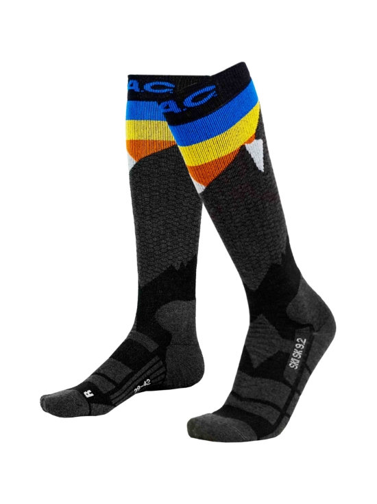 P.A.C. - SK 9.2 Merino laskettelusukat - HARMAA / SININEN - photo 2 P.A.C. - SK 9.2 Merino laskettelusukat - HARMAA / SININEN | Stockmann - photo 2