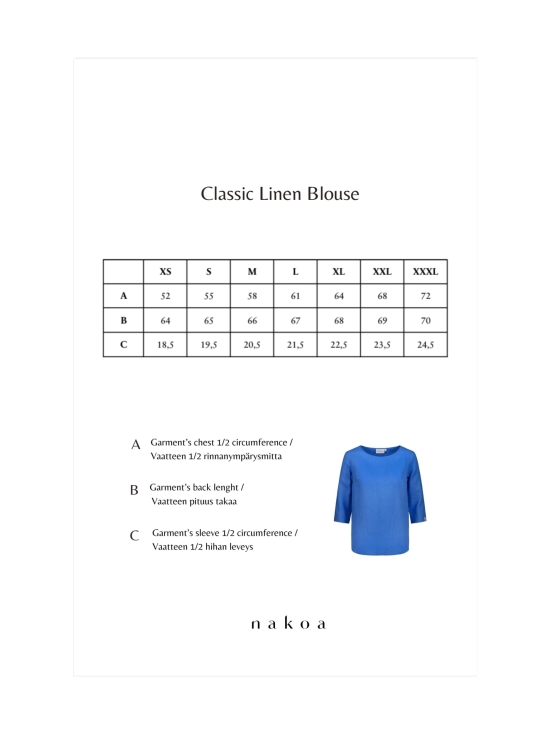Nakoa - Classic Linen Blouse Pellavapaita, Holly Green - HOLLY GREEN (VIHREÄ) | Stockmann - photo 5