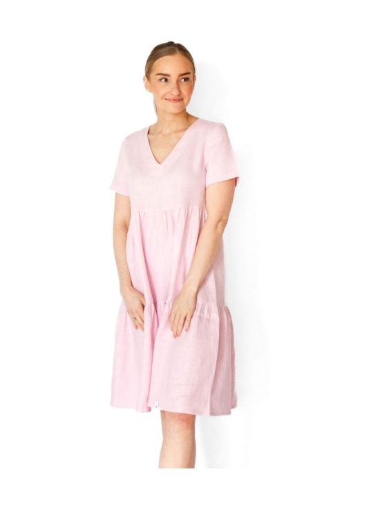 Nakoa - Pellava Kerrosmekko, Rosewater - VAALEANPUNAINEN | Stockmann - photo 5