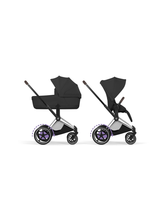 CYBEX - Cybex ePriam Style yhdistelmävaunut (Chrome Brown) - SEPIA BLACK | Stockmann - photo 1