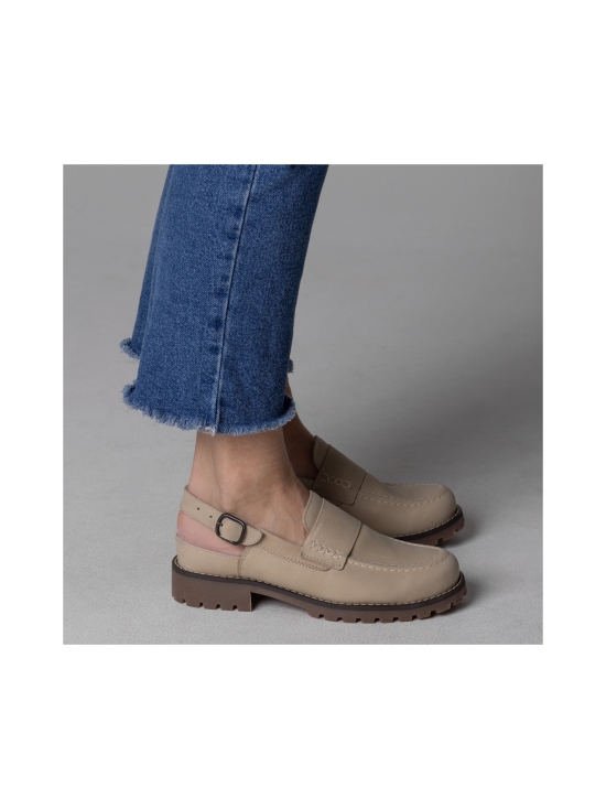 Pomar - TATAR slingback-loaferit - BEIGE NAPPA/TAN SOLE | Stockmann - photo 4