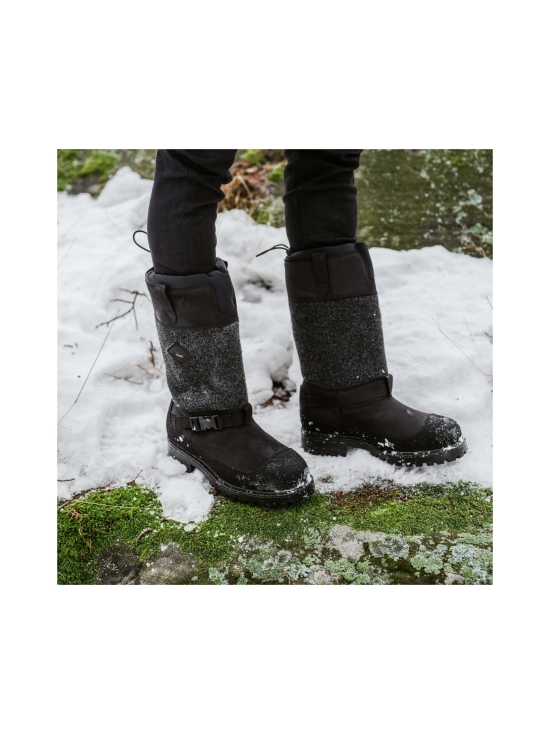Pomar - LOIMU miesten GORE-TEX® huopasaappaat - BLACK WAXY/PU/GRANIT FELT | Stockmann - photo 7