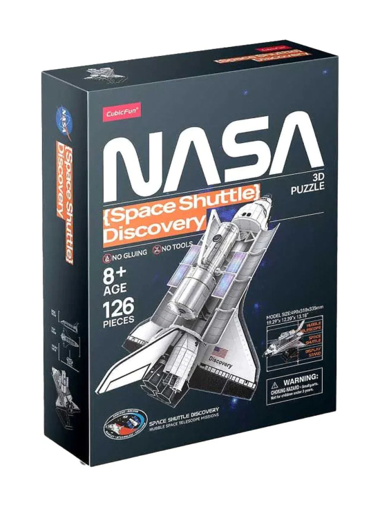 NASA - CUBICFUN NASA 3D-palapeli Discovery-avaruussukkula | Stockmann - photo 1