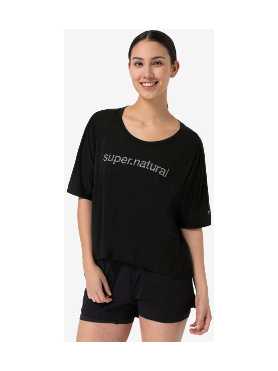 super.natural - NAISTEN LIQUID FLOW T-PAITA - JET BLACK/FRESH WHITE - photo 2 super.natural - NAISTEN LIQUID FLOW T-PAITA - JET BLACK/FRESH WHITE | Stockmann - photo 2