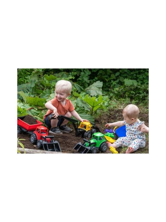 Plasto - PLASTO Kauhatraktori ja peräkärry, punainen, 56 cm | Stockmann - photo 3