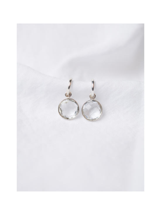 Gauhar Helsinki - Clear Quartz Silver Hoops-korvakorut - HOPEA - photo 2 Gauhar Helsinki - Clear Quartz Silver Hoops-korvakorut - HOPEA | Stockmann - photo 2