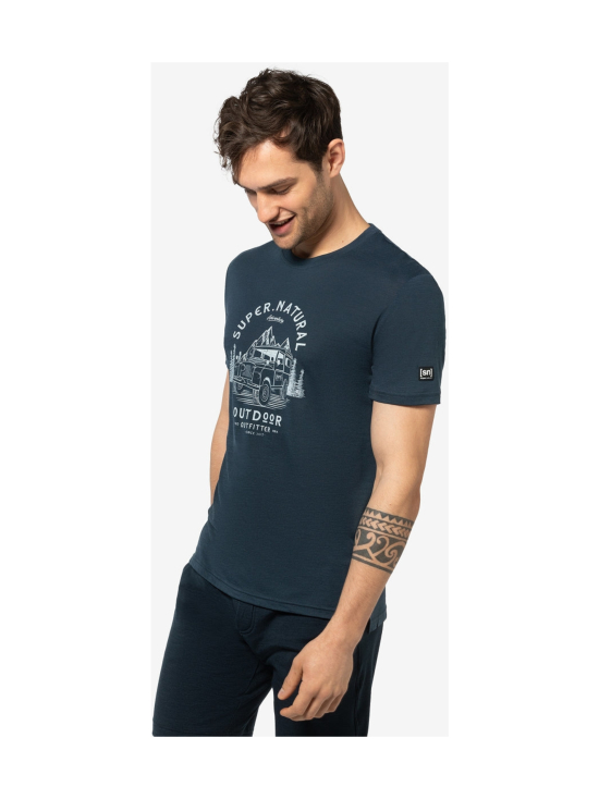 super.natural - MIESTEN LANDI T-PAITA - BLUEBERRY/VAPOR GREY | Stockmann - photo 2