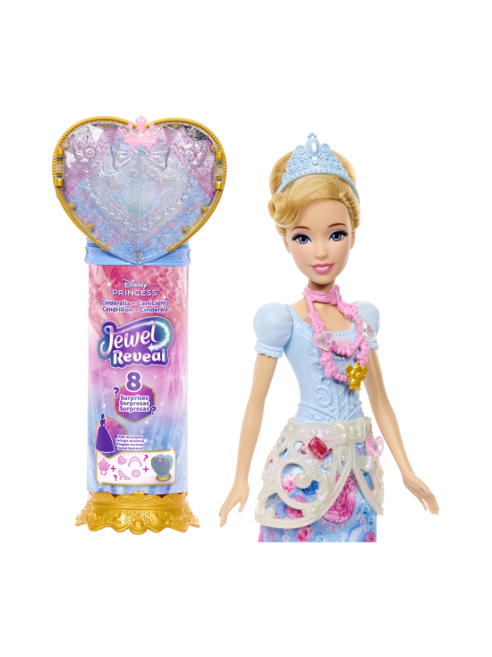 DISNEY PRINCESS - DISNEY PRINCESS Jewel Reveal Tuhkimo-nukke | Stockmann - photo 3