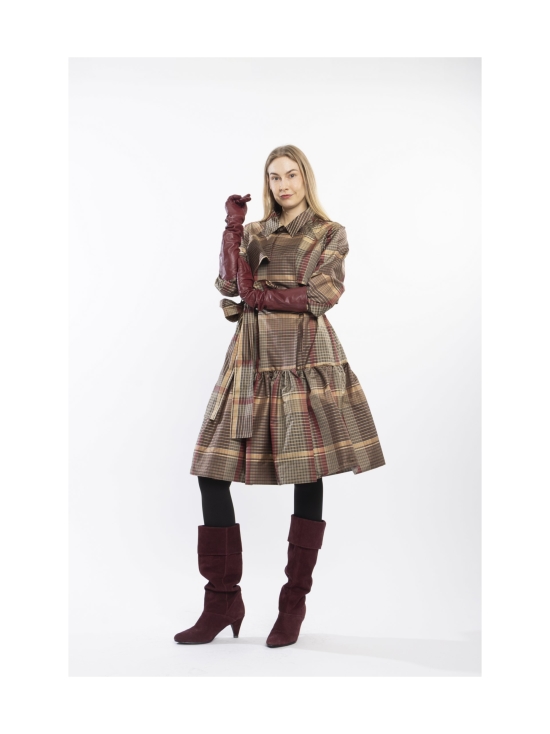 Miia Halmesmaa - SILKKI TAKKIMEKKO, RUUTU - RUSKEA | Stockmann - photo 9