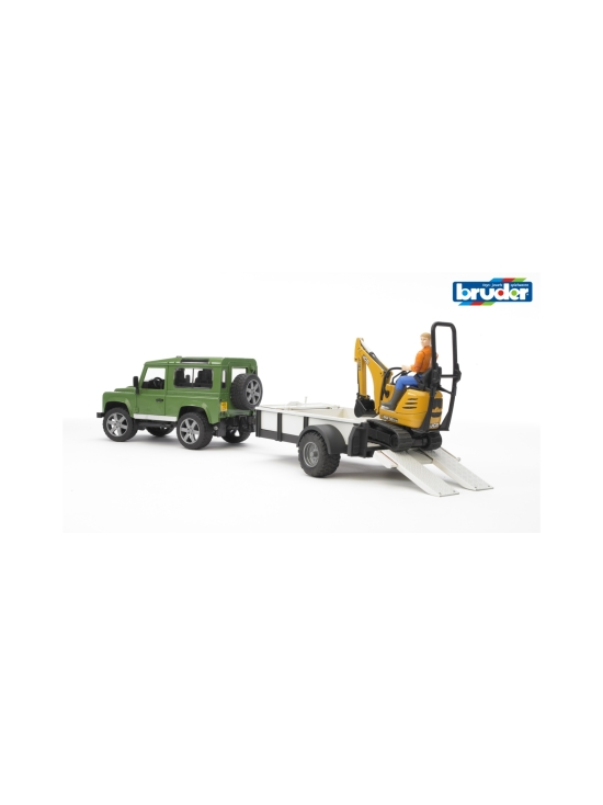 JCB - BRUDER Land Rower perävaunulla ja JCB-kuormaaja, 1:16 - photo 1 JCB - BRUDER Land Rower perävaunulla ja JCB-kuormaaja, 1:16 | Stockmann - photo 1