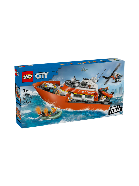 LEGO CITY - LEGO City Rannikkovartioston pelastusalus ja helikopteri 60504 | Stockmann - photo 1