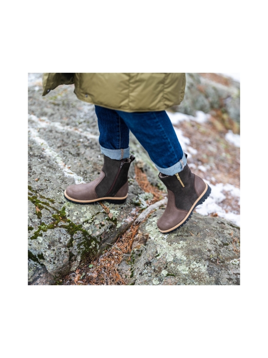 Pomar - TASSU Naisten Zero Waste nilkkurit - BROWN PULL-UP/SUEDE/TAN S | Stockmann - photo 2