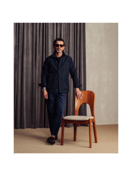 Berkeley - Walt Linen Overshirt -paitatakki - NAVY | Stockmann - photo 2