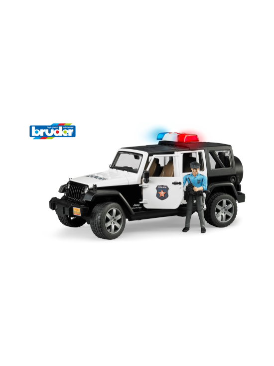 BRUDER - BRUDER Jeep Wrangler Unlimited Rubicon -poliisiauto, 1:16 - photo 2 BRUDER - BRUDER Jeep Wrangler Unlimited Rubicon -poliisiauto, 1:16 | Stockmann - photo 2