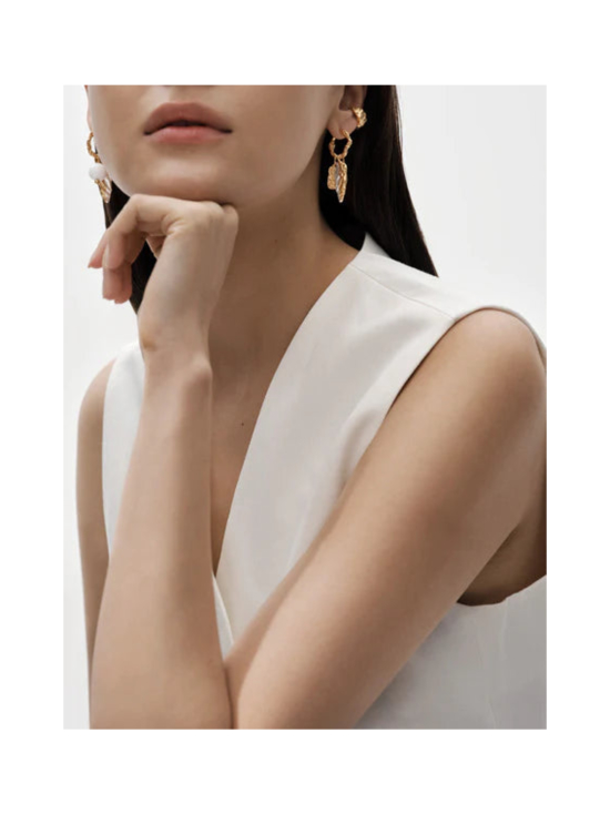 Kalevala - Itu-korvakorut siemen hopea kullattu - 261001401T | Stockmann - photo 2