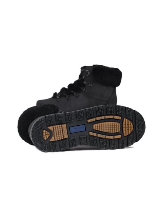 Pomar - MUOTKA Naisten talvinilkkurit - BLACK NUBUCK/FUR | Stockmann - photo 5