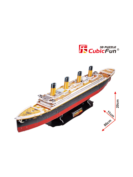 CUBIC FUN - CUBICFUN 3D palapeli Titanic suuri | Stockmann - photo 3