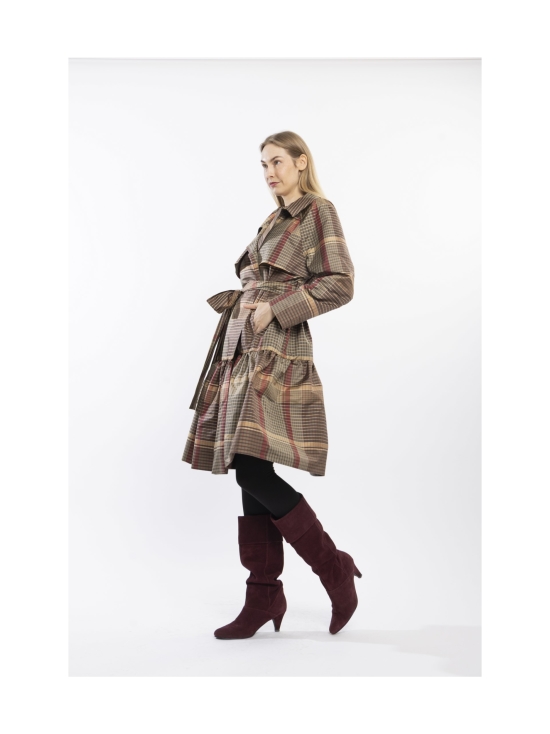 Miia Halmesmaa - SILKKI TAKKIMEKKO, RUUTU - RUSKEA | Stockmann - photo 6