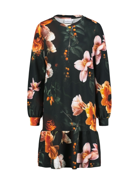 Poppy Dress, Copper Flower