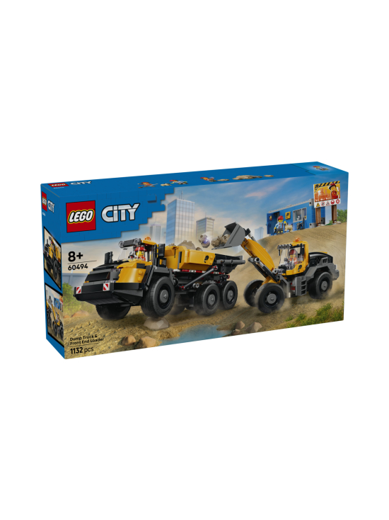 LEGO CITY - LEGO City Kippiauto ja etukuormaaja 60494 | Stockmann - photo 1