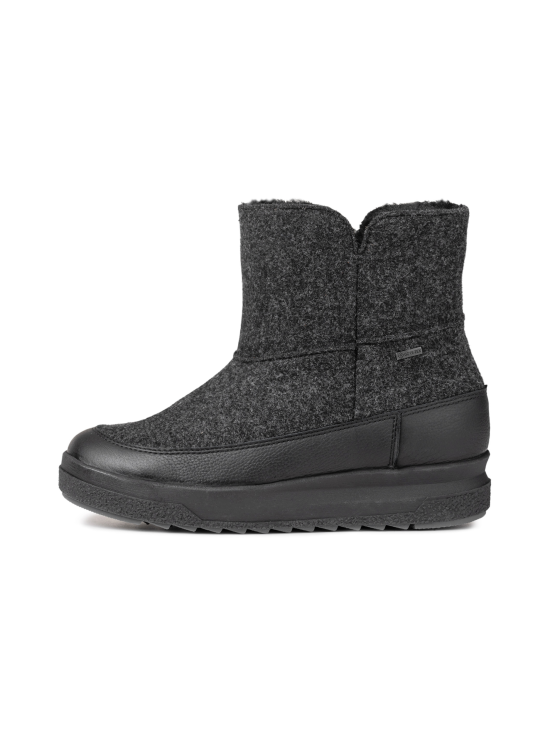 Pomar - NIVA Naisten lämmin GORE-TEX huopakenkä - GRANIT FELT/VIVIAN BLACK/FUR | Stockmann - photo 4