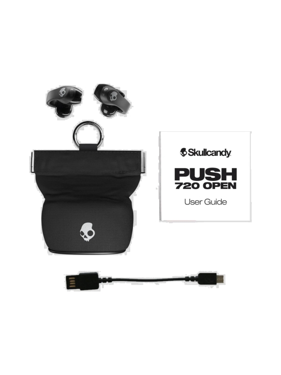 Skullcandy - Push 720 open ear TW Black/Silver - photo 1 Skullcandy - Push 720 open ear TW Black/Silver | Stockmann - photo 1