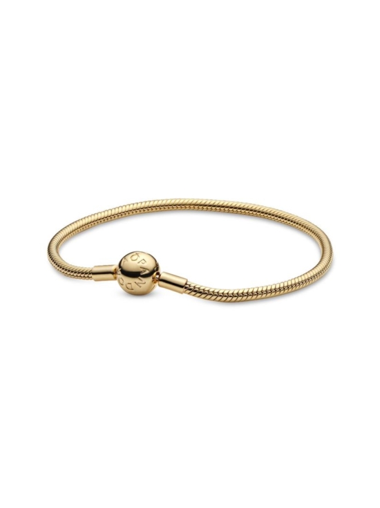 Pandora - Snake chain 14k gold-plated bracelet Moments-käärmeketjurannekoru 568748C00 | Stockmann - photo 3