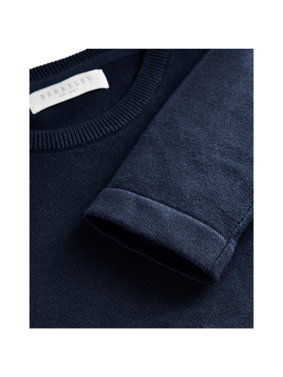 Berkeley - W's Brockton Cotton Crew -puuvillaneule - NAVY | Stockmann - photo 4