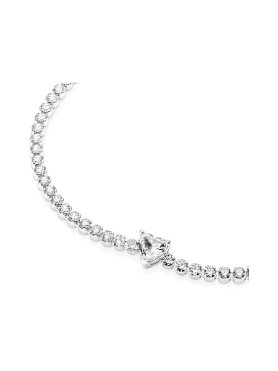 Pandora - Pandora Timeless säihkyvä sydän -tennisrannekoru, hopea - 590041C01 | Stockmann - photo 1