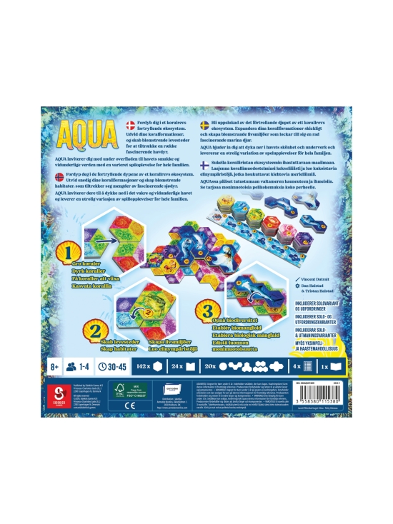 ASMODEE - ASMODEE lautapeli Aqua (suomenkielinen ja ruotsikielinen) - photo 2 ASMODEE - ASMODEE lautapeli Aqua (suomenkielinen ja ruotsikielinen) | Stockmann - photo 2