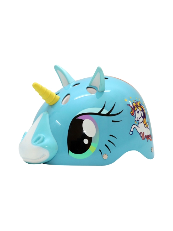 Kypärä Magic Unicorn – Sininen, kiiltävä, koko M 55–58 cm