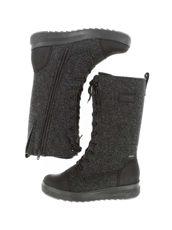 Pomar - JÄÄTIKKÖ Naisten GORE-TEX huopasaapikas - GRANIT FELT/BLACK WAXY | Stockmann - photo 4